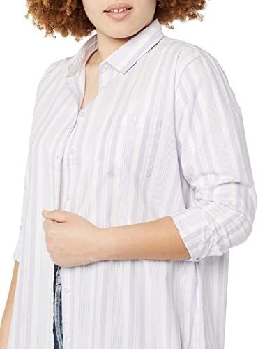 414gMIYtHBL._AC_.jpg Amazon Essentials Women's Regular-Fit Long-Sleeve Button-Down Poplin Shirt