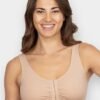 Fruit of the Loom Women's Cotton Front Close Racerback Sports Bra 2 Pack