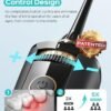COSLUS Portable Water Flosser for Teeth: 10 Pressure Settings Professional Water Dental Pick for Orthodontic, Braces & Sensitive Gums - Cordless for Travel Use, for Adults Teens, BPA-Free, E40