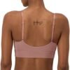 Hanes Women's Originals Supersoft Triangle, Viscose from Bamboo Longline Bralette