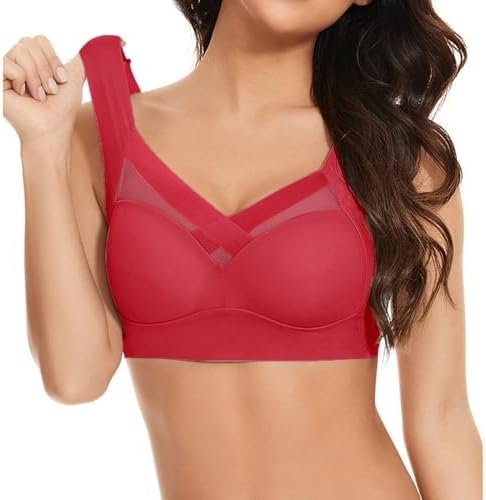 Zen Chic Bra - Seamless Powerful Push Up Wireless Bra Lift Full-Figure Posture Correcting Bra Ice Silk Anti Sagging Bra
