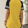 Adibosy Women Summer Casual Shirts: Short Sleeve Striped Tunic Tops - Womens Crew Neck Tee Tshirt Blouses