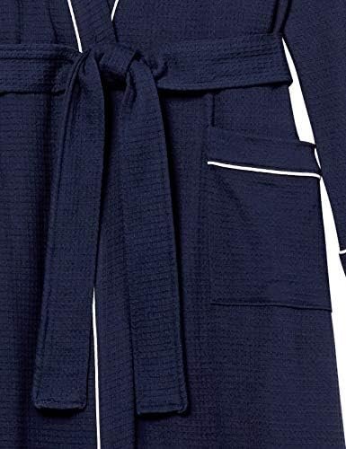 Amazon Essentials Women's Lightweight Waffle Full-Length Robe (Available in Plus Size)