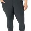 Amazon Essentials Women's Active Sculpt Workout High Rise Full Length Leggings with Pockets (Available in Plus Size)