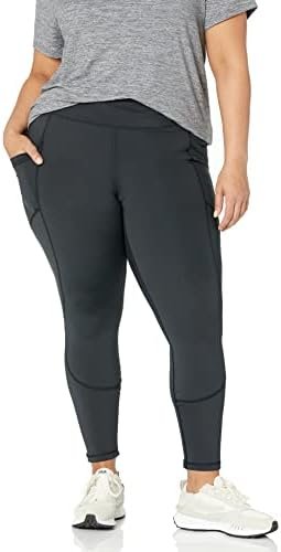 Amazon Essentials Women's Active Sculpt Workout High Rise Full Length Leggings with Pockets (Available in Plus Size)