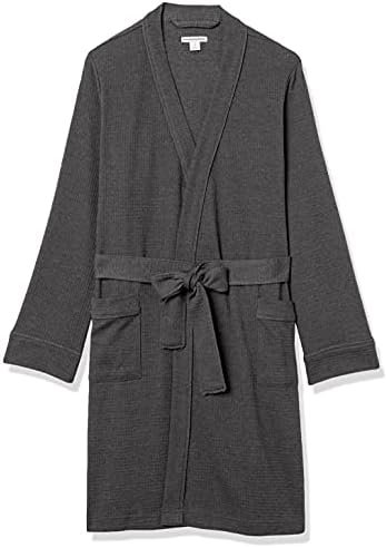 Amazon Essentials Women's Lightweight Waffle Mid-Length Robe (Available in Plus Size)