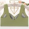 41CQKnpWtwL._AC_.jpg 2025 Daisy Bras for Older Women Front Closure Bra Full Coverage Comfortable Bras No Underwire Plus Size Bra