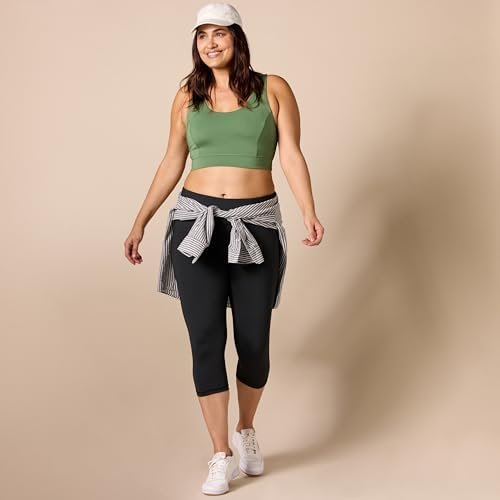 41CjW2SKu8L._AC_.jpg Amazon Essentials Short Leggings for Women, Active Sculpt, Mid Rise Capri