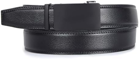 41DZ1HWXnjL._AC_.jpg VATAN Men's Belt Leather Ratchet Belt for Men Dress Casual Every Day with Adjustable Buckle, Trim to Fit