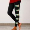 41EktOweLAL._AC_.jpg St. Patrick's Day Leggings Women Shamrock Yoga Pants Irish Green Clover Leaves High Waist Soft Stretchy Workout Tight