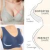 Cabales Women's Seamless Wire Free Bra for Women Removable Padded Comfort Sports Bra