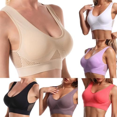41IdreFbTLL._AC_.jpg 1/2/3PC Sport Bras for Women Summer Workout Breathable Lightweight Bras Casual Comfy Soft Underwear 2025