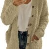 41Ikba6YK8L._AC_.jpg Winter Coat for Women 2024 Soft Fleece Jacket Fuzzy Sherpa Cardigan Open Front Fleece Button Down Warm Casual Sweater
