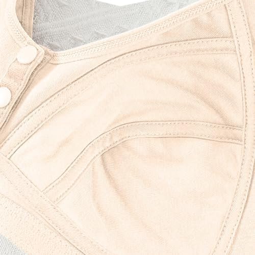 41JFHBwt0GL._AC_.jpg Ellymuse Daisy Bras for Older Women Front Closure Wireless Push Up Bra Everyday Wirefree Comfortable Sleep Bras