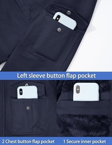 41JYy-llJYL._AC_.jpg TACVASEN Men's Winter Jacket Cotton Military Jackets Fleece Lined Thick Work Warm Cargo Coats with Hooded