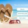 KuaiLu Womens Arch Support Flip Flops Comfortable Yoga Mat Slip on Summer Beach Walking Thong Cushion Sandals