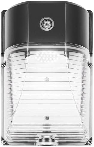 CINOTON 26W LED Wall Pack Light with Dusk to Dawn Sensor, 3000LM [100-277Vac] LED Wall Lights IP65 Waterproof Outdoor Security Flood Lighting for Garage Warehouse Garden 5000K-Daylight 1 Pack