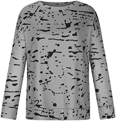 Ceboyel Womens Crew Neck Sweatshirt 2023 Striped Color Block Blouese Shirts Long Sleeve Pullover Tops Fall Fashion Clothes