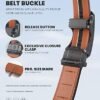 41KvZpTfNL._AC_.jpg Zitahli Belt Men, Ratchet Belt Dress with 1 3/8" Premium Leather,Slide Belt with Easier Adjustable Automatic Buckle