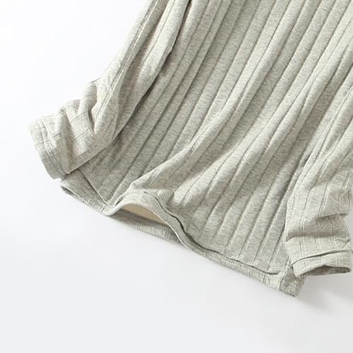 Women's Long Sleeve Thermal Pullover Winter Warm Crewneck Shirts Fleece Lined Pajamas Tops Soft Fuzzy Loungewear