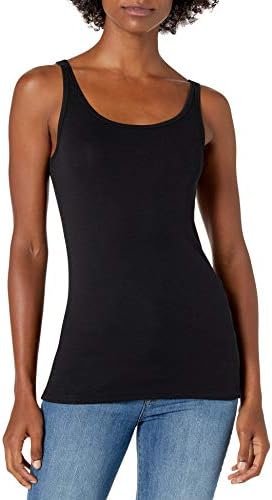 Amazon Essentials Women's Slim-Fit Thin Strap Tank Top, Pack of 2