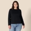 Amazon Essentials Women's 100% Cotton Regular-Fit Long-Sleeve Crewneck T-Shirt