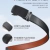 41NdScZGLTL._AC_.jpg Zitahli Belt Men, Ratchet Belt Dress with 1 3/8" Premium Leather,Slide Belt with Easier Adjustable Automatic Buckle