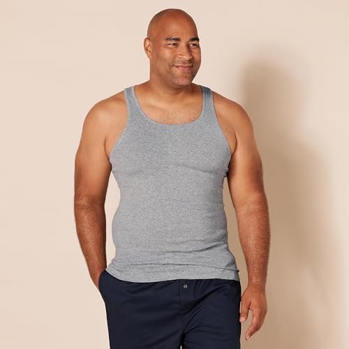 41OdABVOA9L._AC_.jpg Amazon Essentials Men's Lightweight Tank Undershirts, Pack of 6