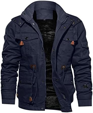 41PyZ1qPkTL._AC_.jpg TACVASEN Men's Winter Jacket Cotton Military Jackets Fleece Lined Thick Work Warm Cargo Coats with Hooded
