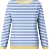 41QEi82Nr0L._AC_.jpg Generic Striped Shirt Women, Casual Crewneck Loose Soft Long Sleeve Sweatshirt Pullover Plus Size Fall Tops Loose Fit Blouses