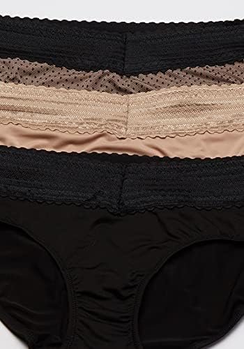 Warner's womens Blissful Benefits No Muffin 3 Pack Hipster Panties