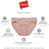 Hanes Women's High-Waisted Brief Panties, 6-Pack, Moisture-Wicking Cotton Brief Underwear (Colors May Vary)