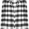 Flannel Plaid Shirt Women Trendy Plus Size Work Cardigan Long Sleeve Loose Buffalo Gingham Jacket Open Front Outfits