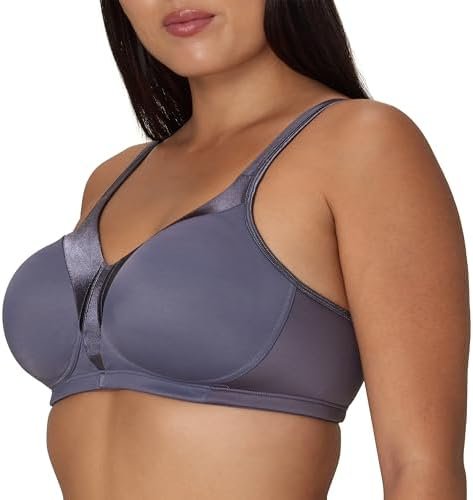 Playtex Women's Wireless Bra, 18 Hour Plus-Size T-Shirt Bras Available, Smoothing, Full Coverage, 4803, Single or 2-Pack