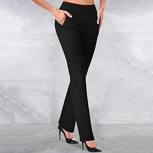 Women Business Casual Office Work Pants Premium Stretch Yoga Pants High Waist Work Dress Pant Workout Slacks