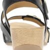 Dansko Trinity Wedge Sandal for Women – Contoured Footbed for All-Day Comfort and Support – Hook & Loop Strap with Buckle Detail – Lightweight Rubber Outsole