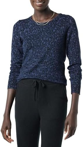 Amazon Essentials Women's Long-Sleeve Lightweight Crewneck Sweater (Available in Plus Size)