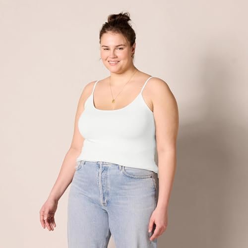 Amazon Essentials Women's Slim-Fit Camisole, Pack of 4