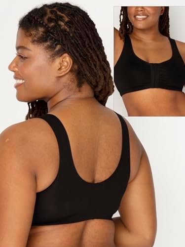 Fruit of the Loom Women's Multi-Pack Front Closure Cotton Bra