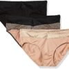 Warner's womens Blissful Benefits No Muffin 3 Pack Hipster Panties