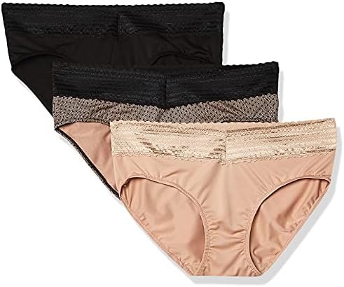 Warner's womens Blissful Benefits No Muffin 3 Pack Hipster Panties