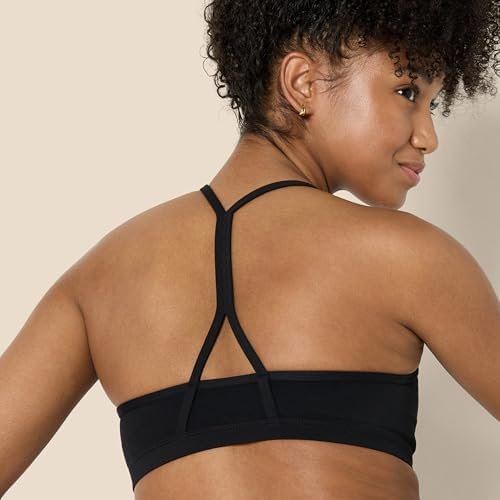Amazon Essentials Women's Active FormFlex Buttery Soft Light Support Y-Back Thin Strap Yoga Sports Bra