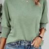41anbpw3ycL._AC_.jpg Dokotoo Women's 2025 Fashion Tops 3/4 Sleeve T-Shirts Cute Crewneck Basic Business Tees Blouses