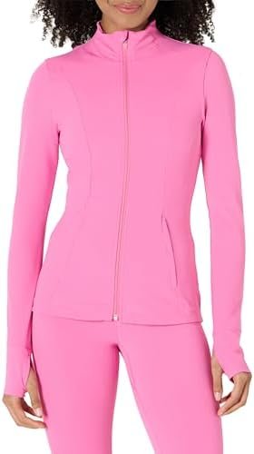 Amazon Essentials Women's Active FormFlex Buttery Soft Slim Fit Full Zip Jacket