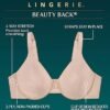41bUlZU4ERL._AC_.jpg Vanity Fair Women's Beauty Back Smoothing Minimizer Bra, Minimizes Bust Line up to 1.5", Non Padded Cups up to H