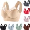 41c5FSmkoUL._AC_.jpg Women Comfort Lightweight Wireless Bras Posture Correcting Bra for Seniors Plus Size Full Coverage Soft Everyday Bra