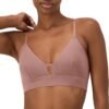 Hanes Women's Originals Supersoft Triangle, Viscose from Bamboo Longline Bralette