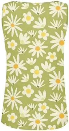 41c9qR69ssL._AC_.jpg Tank Tops for Women Summer V Neck Tops Casual Button Down Floral Printed Shirts Loose Fit Sleeveless Cute T Shirts