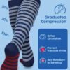 41cMfwXU7L._AC_.jpg 2Packs Compression Socks for Women - 15-20 mmHg Graduated Circulation Support for Nurses, Athletes and Travel
