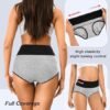 MISSWHO Cotton High Waisted Womens Underwear Soft Stretch Breathable Full Coverage Ladies Panties(Regular & Plus Size)